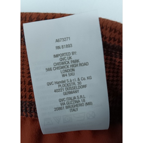 Denim & Co. Pants Petite Women's Size 1XP Day Duo Stretch Pocket Dark Brown - Picture 5 of 11